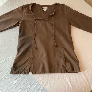 Columbia linen/cotton brown tunic